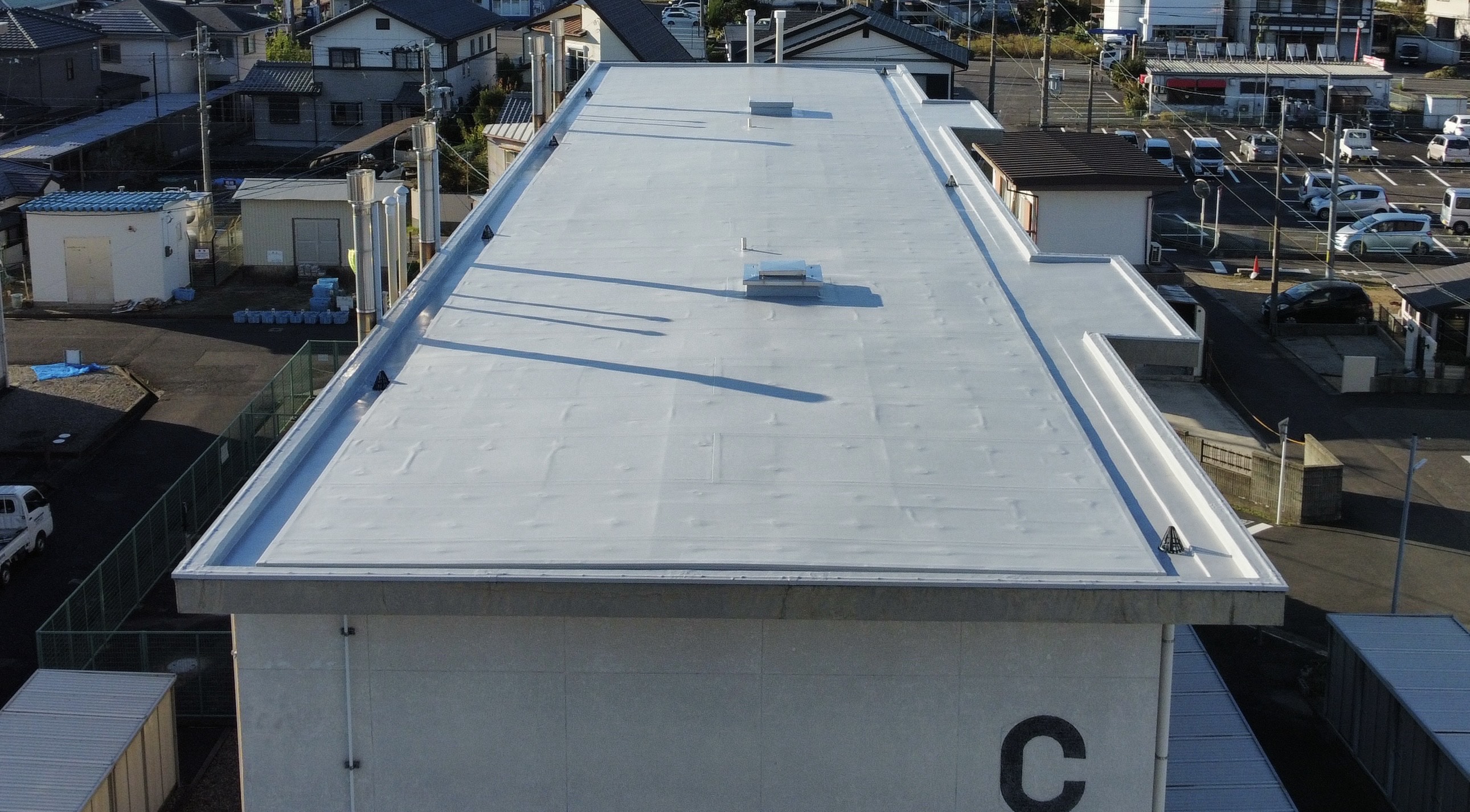 大山住宅C棟屋上防水改修工事